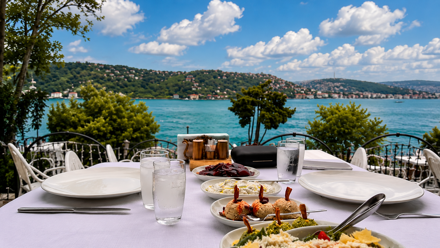 Rumeli Hisarı Meyhane denize sıfır mekan atmosferi